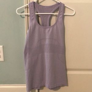 Lululemon swiftly tech tank, purple, size 10